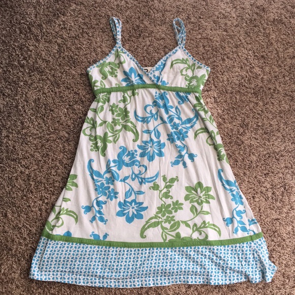 Roxy Dresses & Skirts - Y2K Roxy white floral print cotton dress